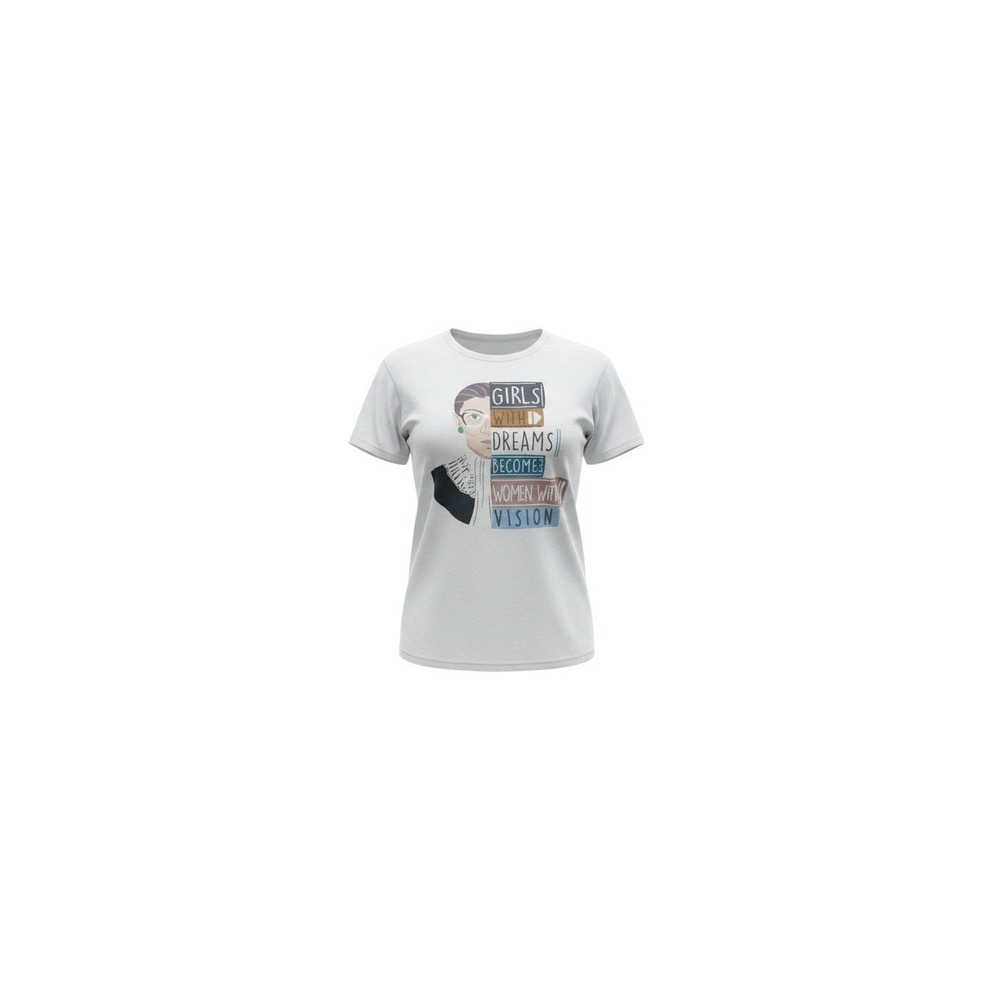 Forever Me Graphic Tee Women XL White RBG Ruth Bader Ginsburg Feminist Quote